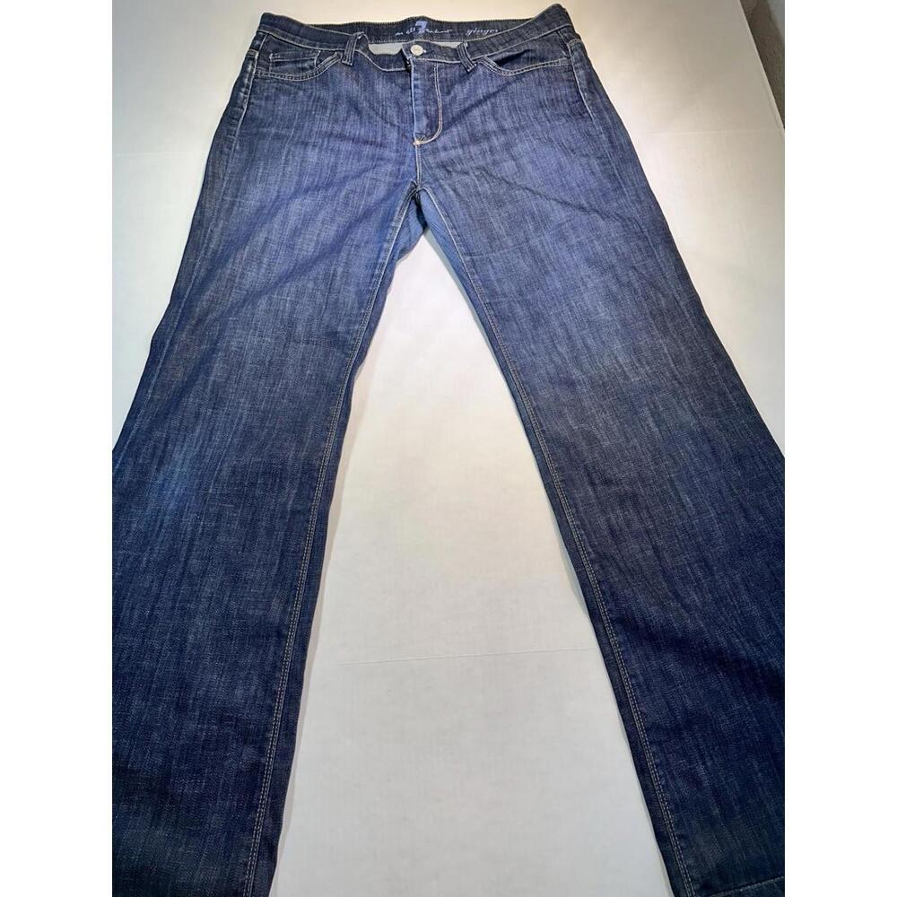 7 For All Mankind Women's Flare Jeans GINGER 31 x 31 Stretch Mid-rise